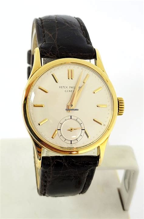 Patek Philippe Vintage 18k PATEK PHILIPPE Mens Calatrava